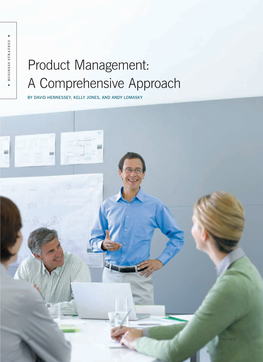 Product Management: a Comprehensive Approach