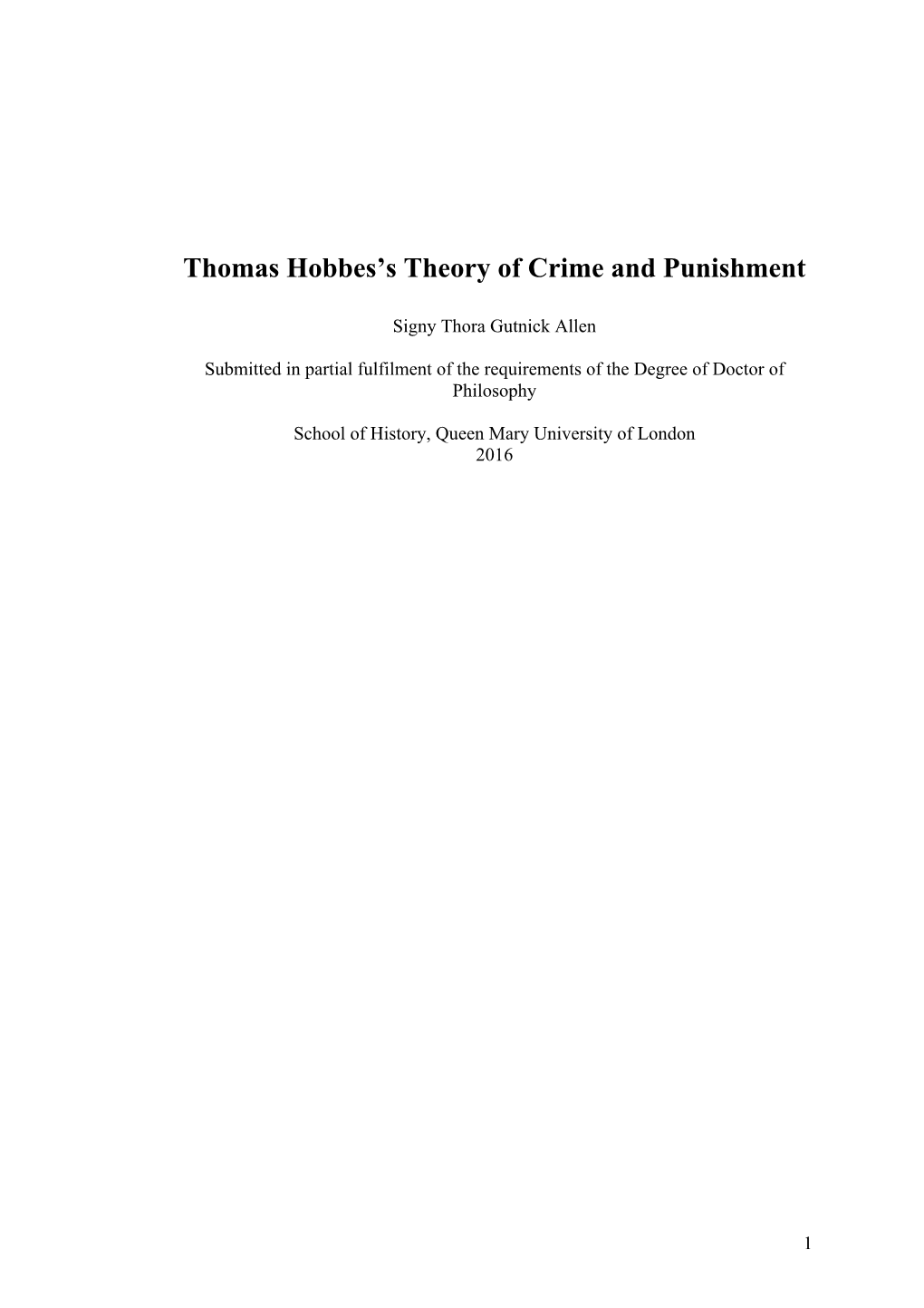 thesis of crime and punishment