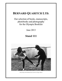 BERNARD QUARITCH LTD. Stand