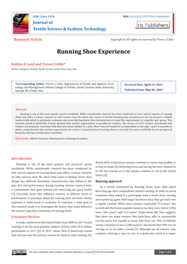 Running Shoe Experience