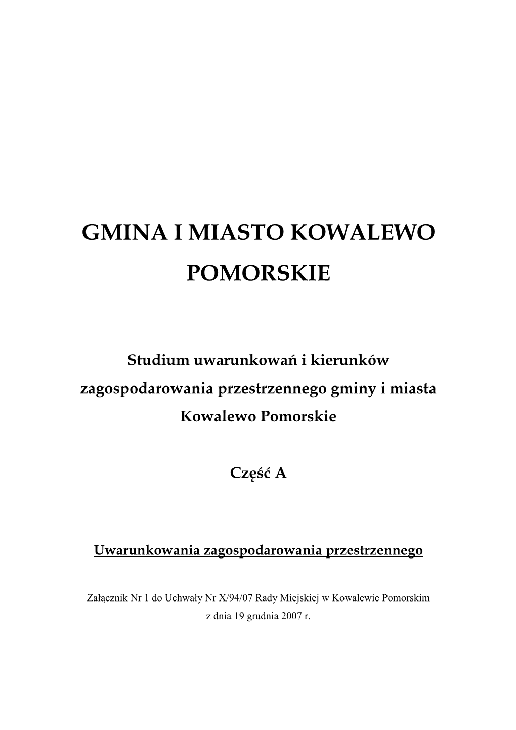 Gmina I Miasto Kowalewo Pomorskie