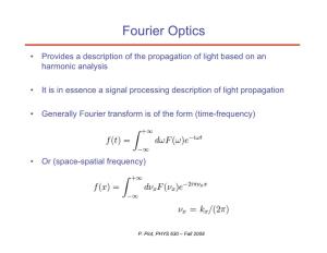 Fourier Optics