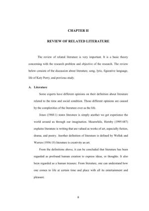 Chapter Ii Review of Related Literature