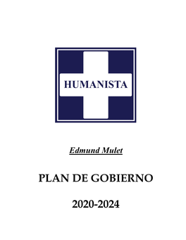 Plan De Gobierno 2020-2024