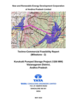 Kurukutti Pumped Storage Project (1200 MW) Vizianagaram District, Andhra Pradesh
