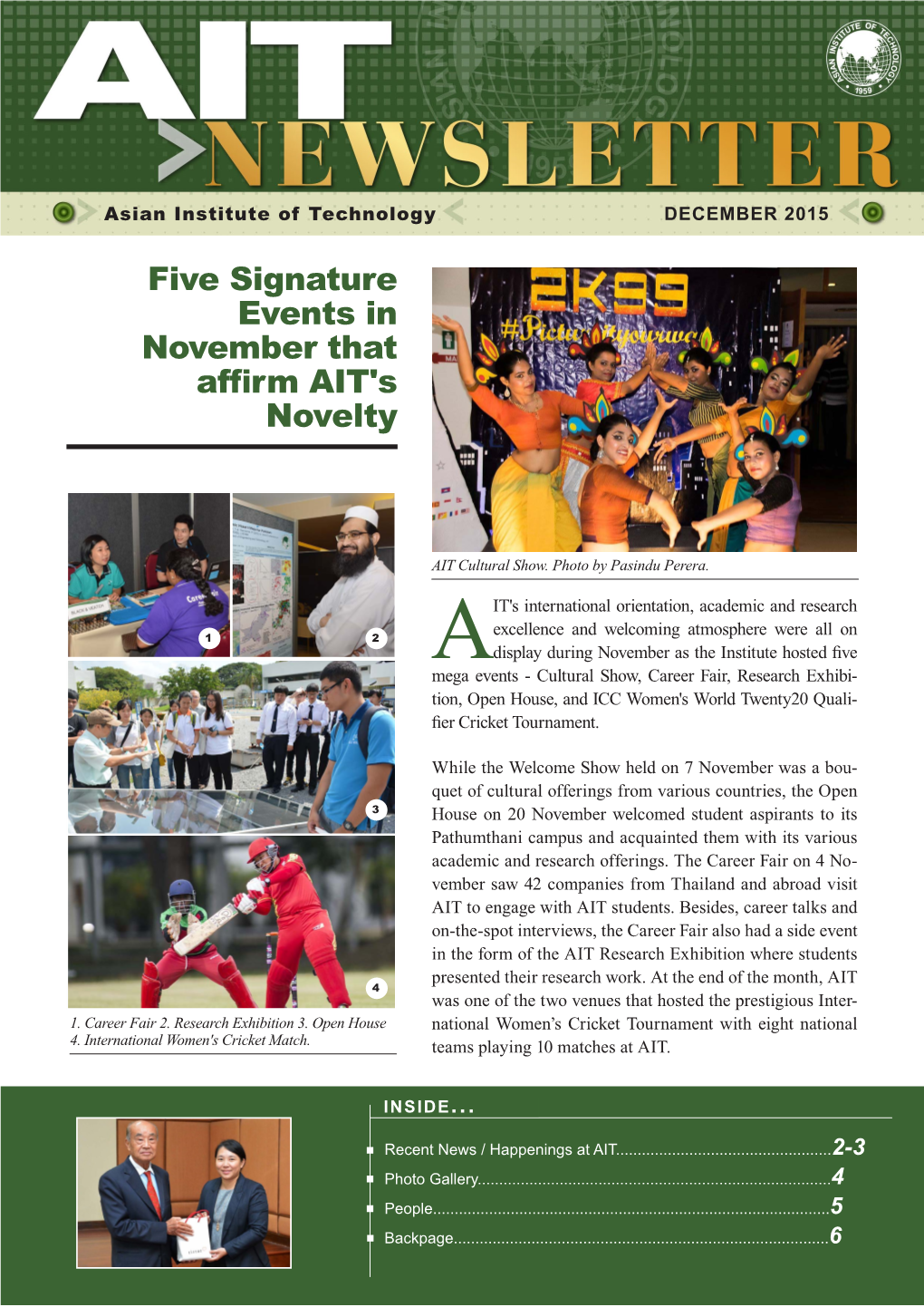 Five Signature Events in November That Affirm AIT's Novelty