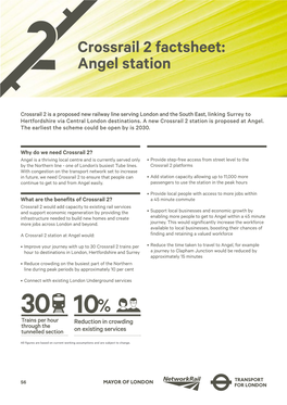 Crossrail 2 Factsheet: Angel Station Crossrail 2 Factsheet: Victoria Station