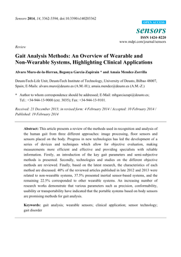 Gait Analysis Methods: an Overview of Wearable and Non-Wearable Systems, Highlighting Clinical Applications