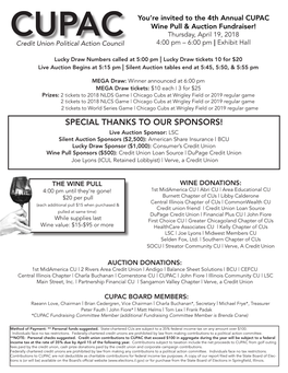 4Th Annual Wine Pull & Auction