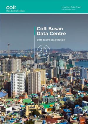Colt Busan Data Centre Data Centre Services