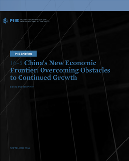 China's New Economic Frontier
