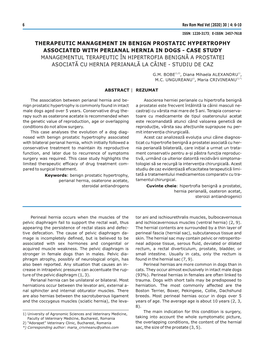 Therapeutic Management in Benign Prostatic