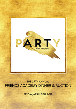 Friends Academy Dinner & Auction
