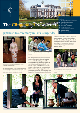 The Clingendael Newsletter