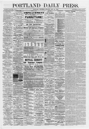 Portland Daily Press : May 21,1868