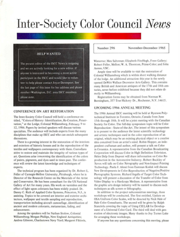 Inter-Society Color Council News