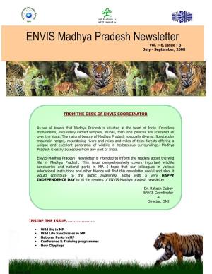 ENVIS Madhya Pradesh Newsletter Vol