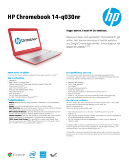 HP Pavilion Data Sheet