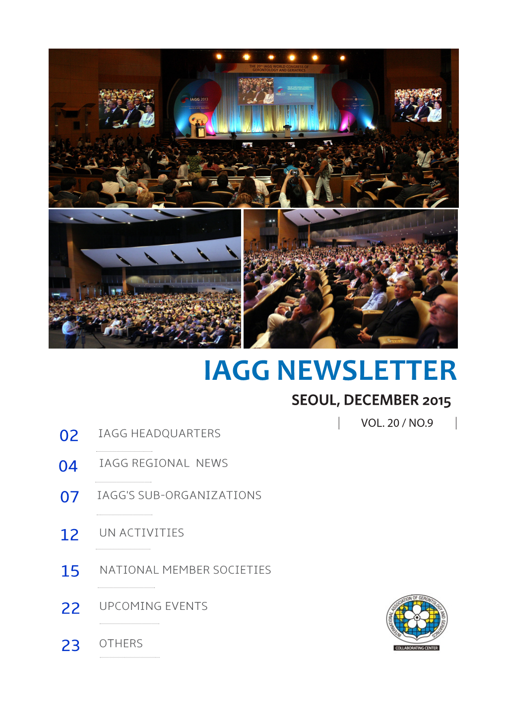 Iagg Newsletter Seoul, December 2015 Vol