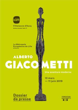 Dossier De Presse : Alberto Giacometti