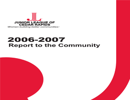 2006-2007 Report to the Community