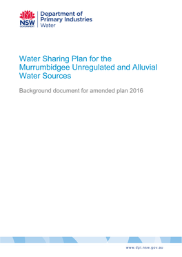 Background Document for Amended Plan 2016