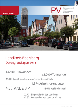 Landkreis Ebersberg Datengrundlagen 2018