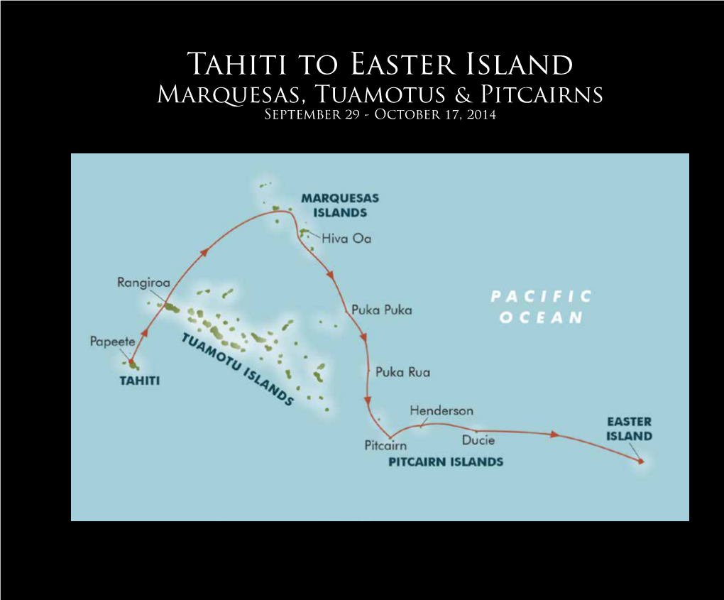 Tahiti to Easter Island