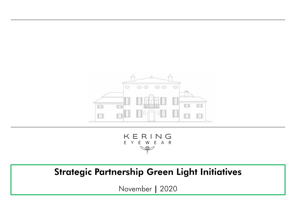 Strategic Partnership Green Light Initiatives