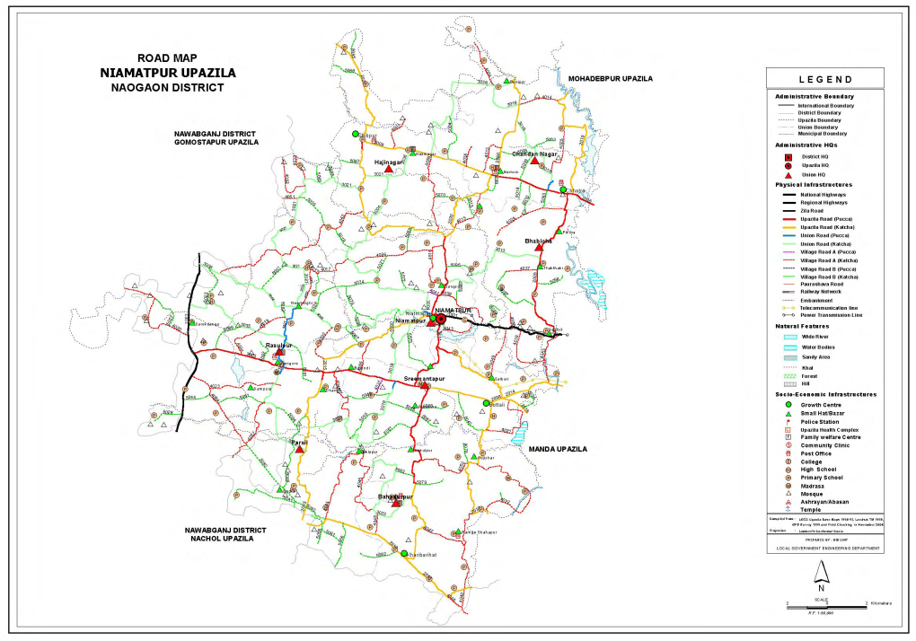 Inventory of LGED Road Network, March 2005, Bangladesh