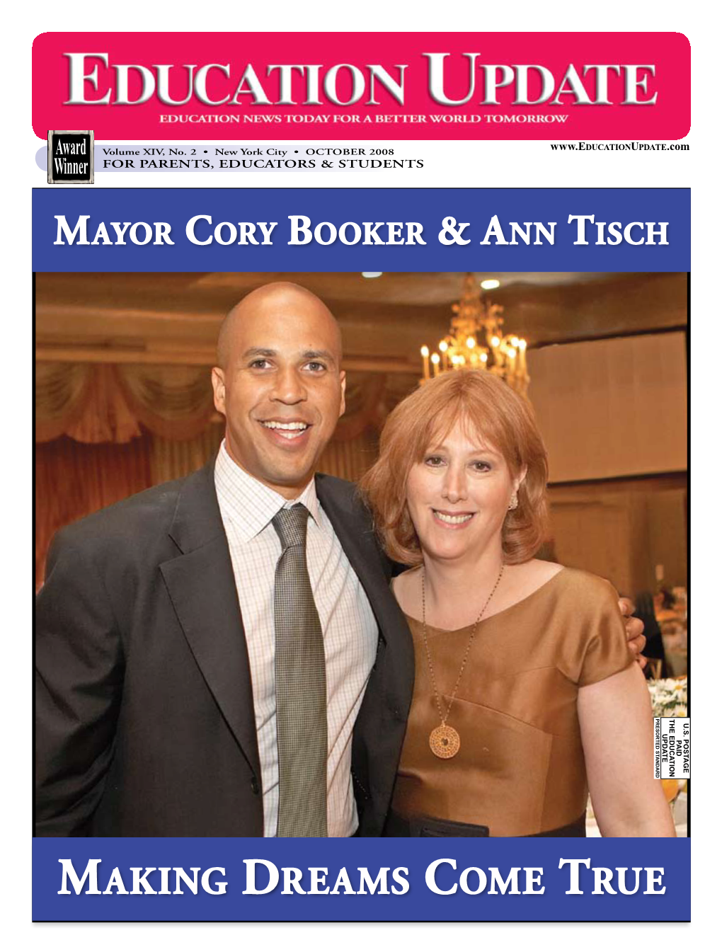 Mayor Cory Booker & Ann Tisch