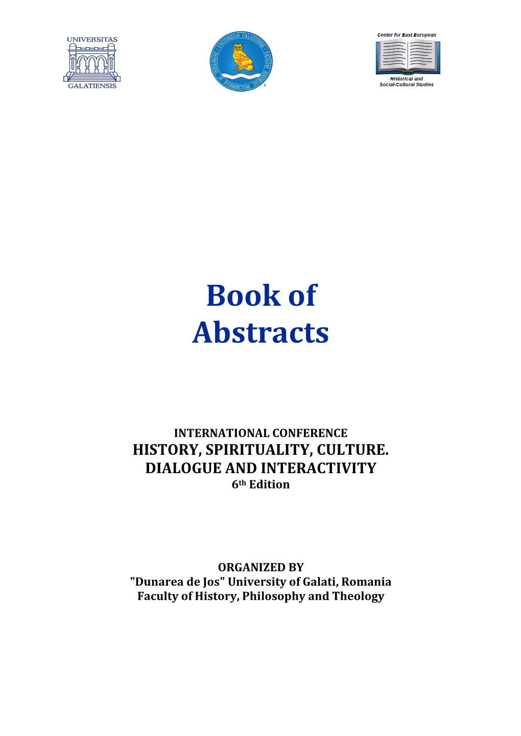 Book of Abstracts