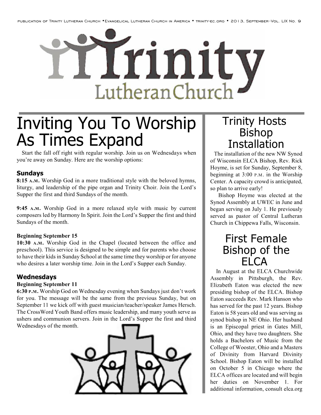 Inviting You to Worship As Times Expand