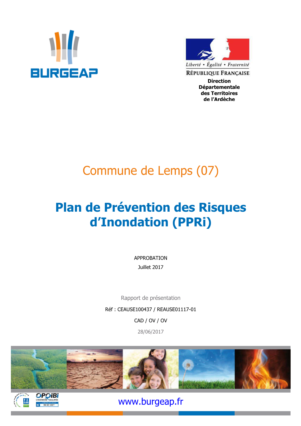 Commune De Lemps (07) Plan De Prévention Des Risques