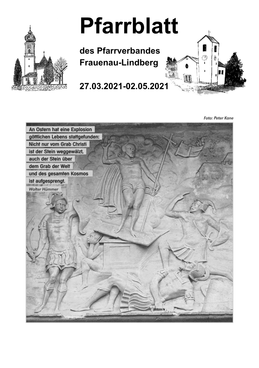 Pfarrblatt Des Pfarrverbandes Frauenau-Lindberg