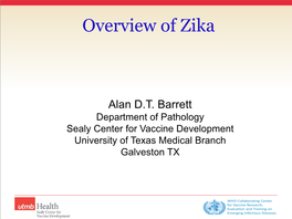 Overview of Zika