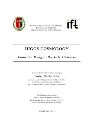 Higgs Cosmology