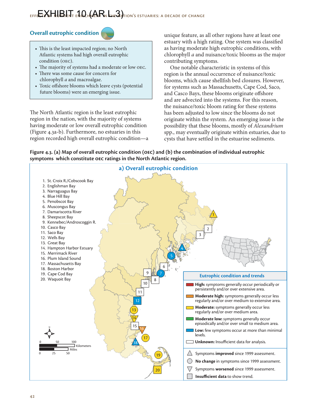 Effects of Nutrient Enrichment in the Nation's Estuaries: a Decade Of