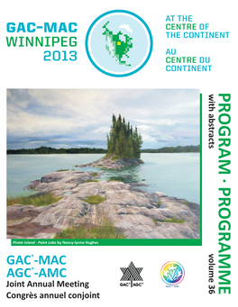 GAC-MAC Winnipeg 2013 Program with Abstracts