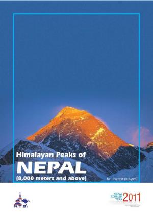 Himalayan Peaks of NEPAL (8,000 Meters and Above) Mt
