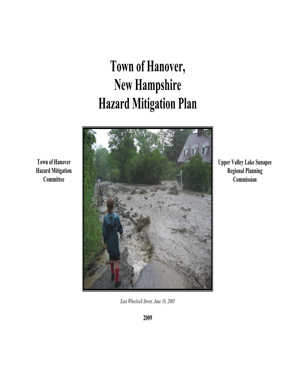 Town of Hanover, New Hampshire Hazard Mitigation Plan