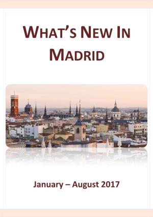 What's New in Madrid