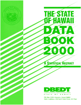 The State of Hawaii Data Book 2000 2