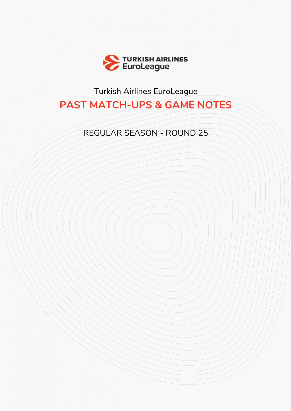 Past Match-Ups & Game Notes