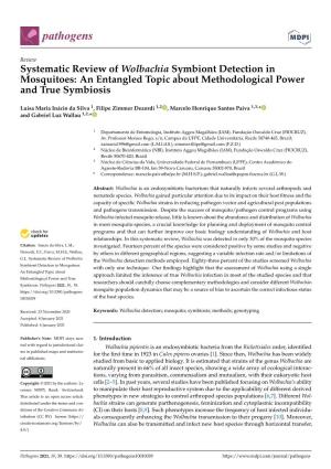 Systematic Review of Wolbachia Symbiont Detection in Mosquitoes: an Entangled Topic About Methodological Power and True Symbiosis
