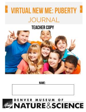 Puberty Journal for Facilitators