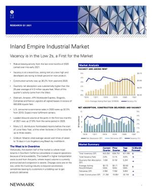 Inland Empire Industrial Market
