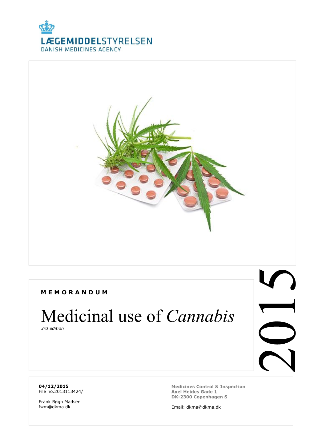 Medicinal Use of Cannabis 3Rd Edition
