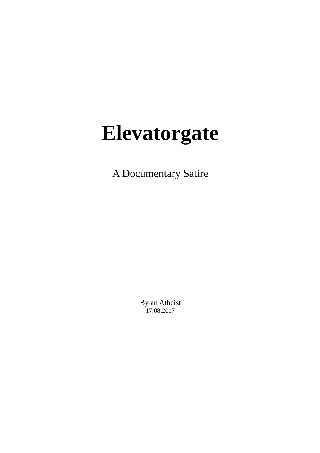 Elevatorgate