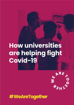 How Universities Are Helping Fight Covid-19